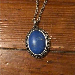 Lucky brand blue stone necklace